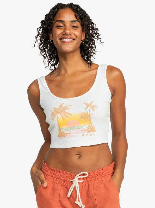 Price Slash Sunset Beach Dive In Tank - Snow White