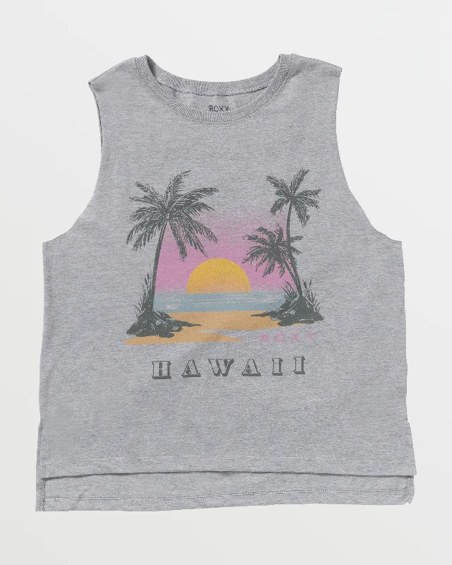 Don’t Miss Out Sunset Beach Hawaii Tank - Heritage Heather