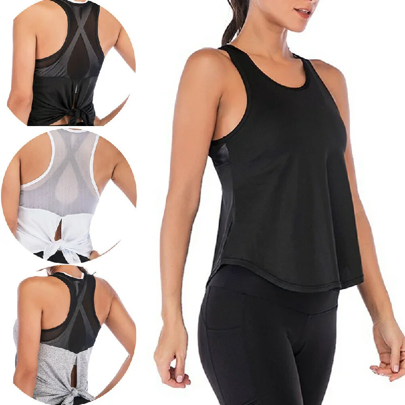 Bargain Blast Women Fitness Sports Shirt Sleeveless Yoga Top Running GymShirt Vest Athletic Undershirt Yoga Gym Wear Tank Top Quick Dry Bargain Blast Women Fitness Sports Shirt Sleeveless Yoga Top Running GymShirt Vest Athletic Undershirt Yoga Gym Wear Tank Top Quick Dry