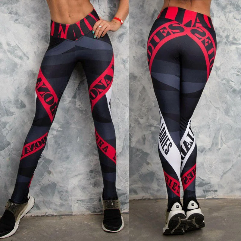 Extra Savings Women Yoga Pants Compression Elastic Gym Fitness Sport Printed Leggings Tights Running Workout Sportswear Girl Training Trousers Extra Savings Women Yoga Pants Compression Elastic Gym Fitness Sport Printed Leggings Tights Running Workout Sportswear Girl Training Trousers