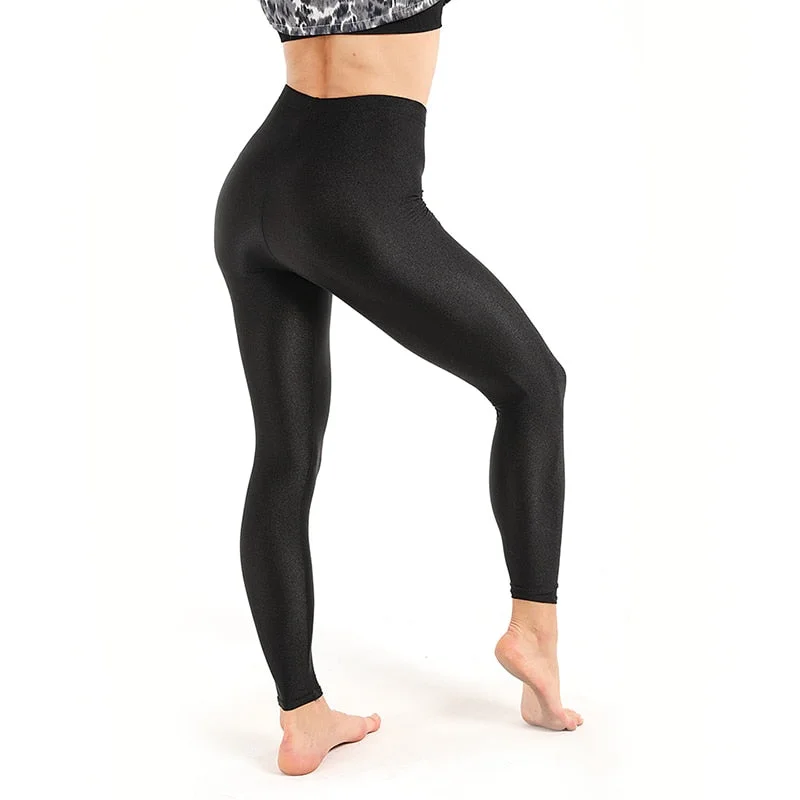 Best Deals Women Yoga Workout Leggings Casual Shiny Glossy Legging Female Fiteness Leggins Plus Size M-XXXL Black Solid Fluorescent Legging Best Deals Women Yoga Workout Leggings Casual Shiny Glossy Legging Female Fiteness Leggins Plus Size M-XXXL Black Solid Fluorescent Legging
